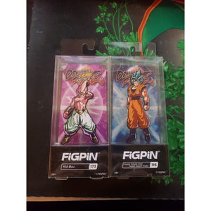 Kid buu and Goku Figpins